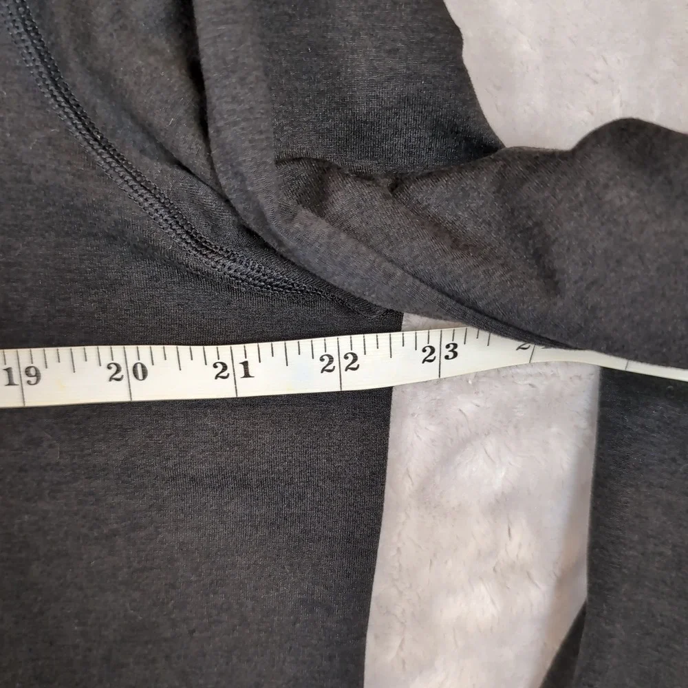 Vuori Ponto Performance Crew Mens L Black Long Sleeve Pullover Athletic Shirt
